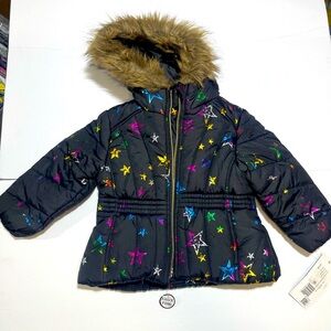 Star Pattern Kids Winter Jacket